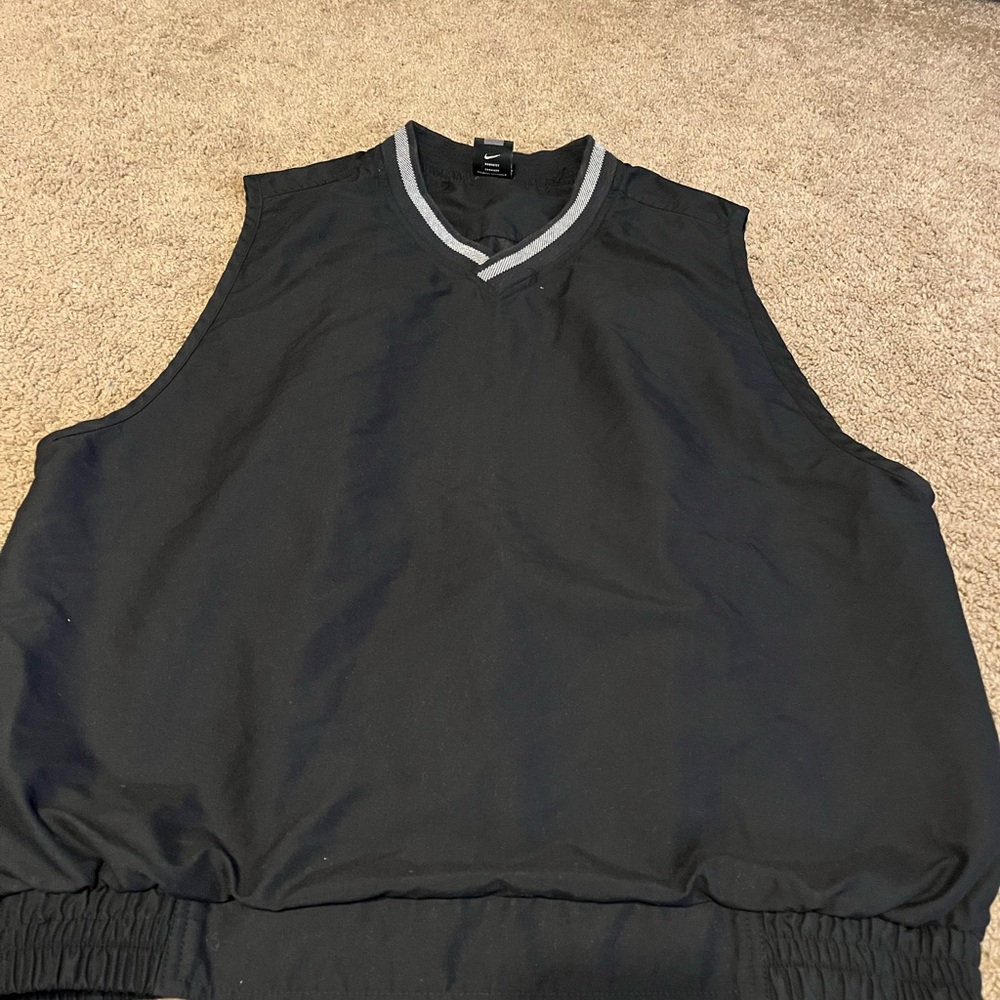 mens sz medium nike golf windbreaker vest